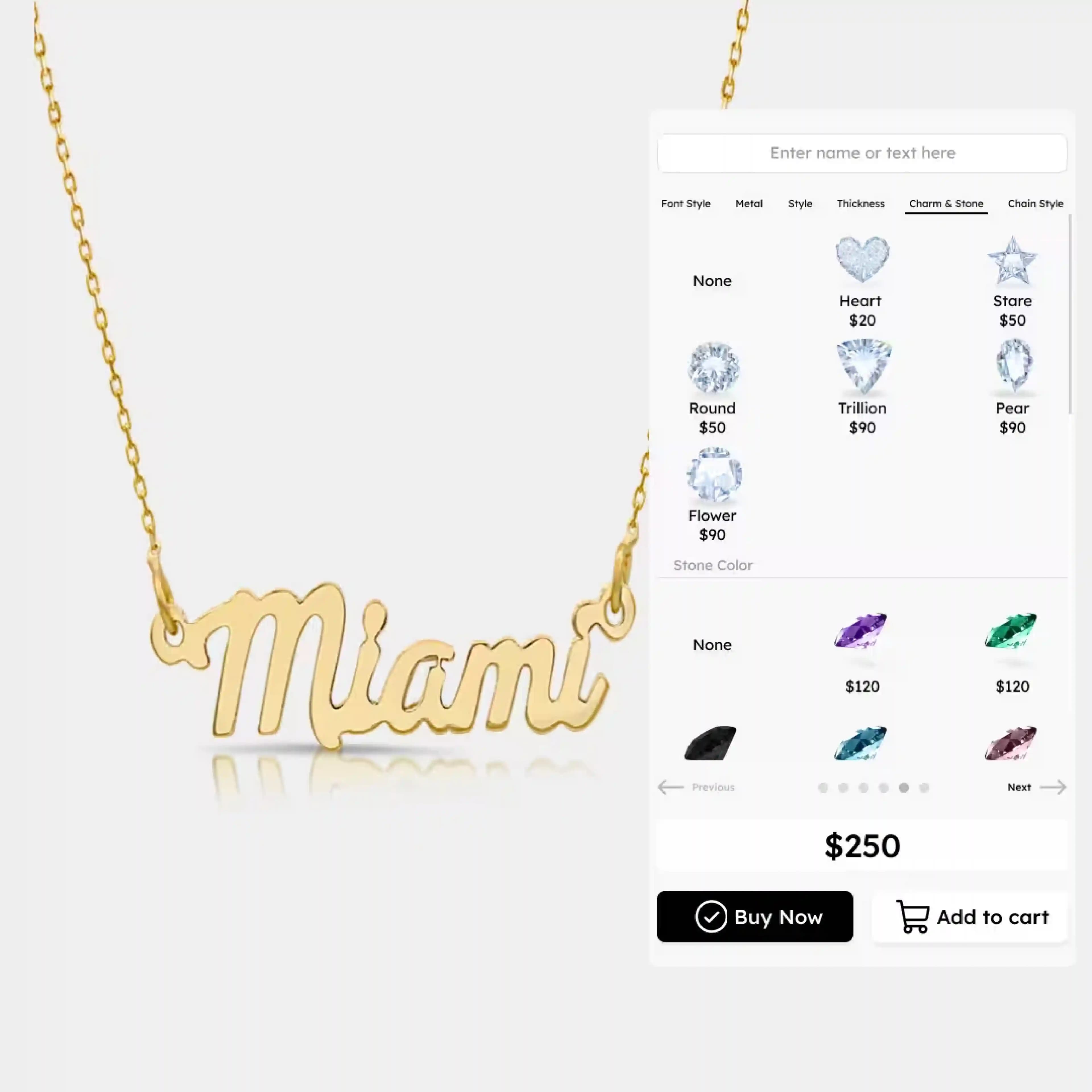 Jewellery Customizer