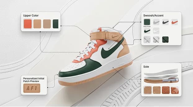 Sneaker customization configurator