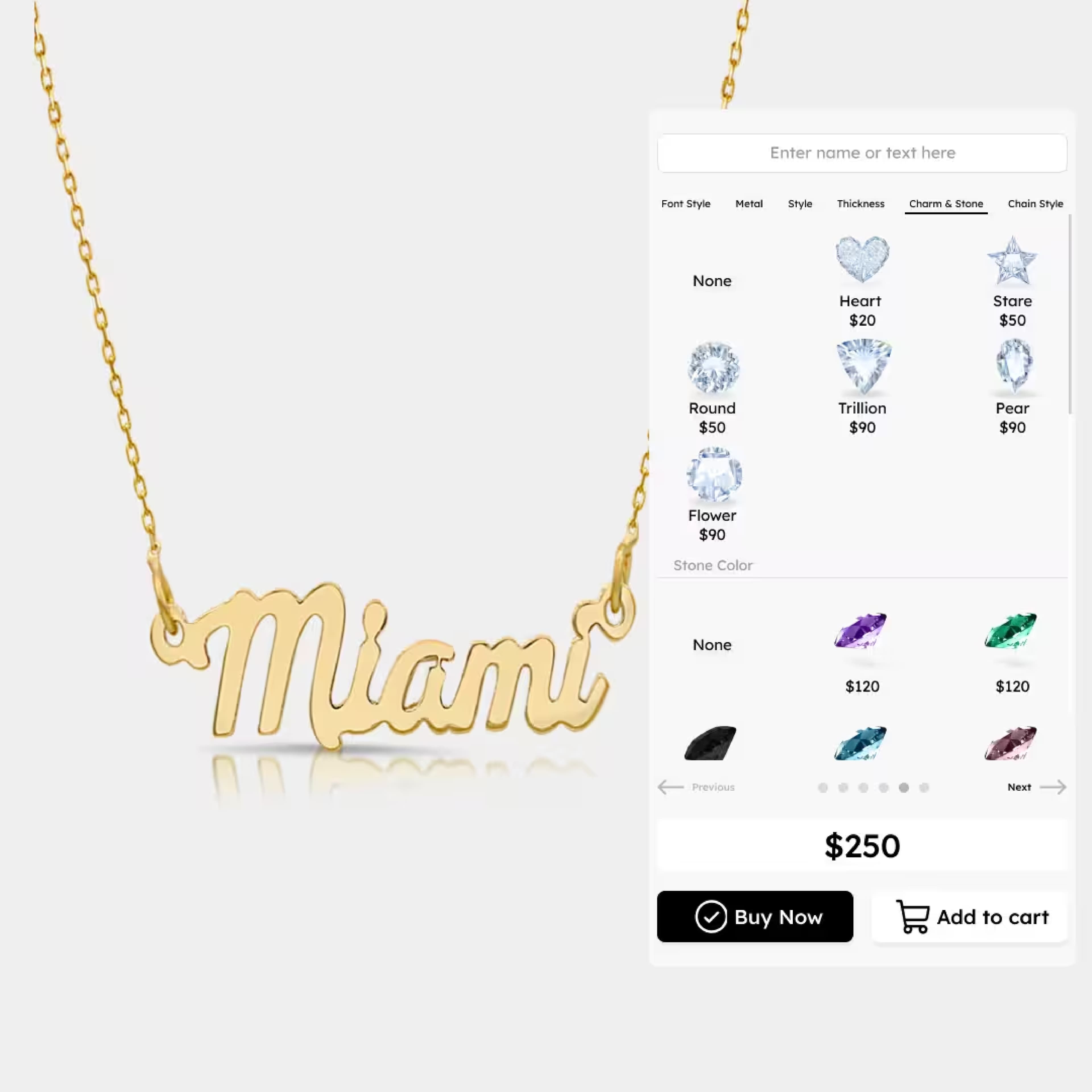 Jewellery Customizer