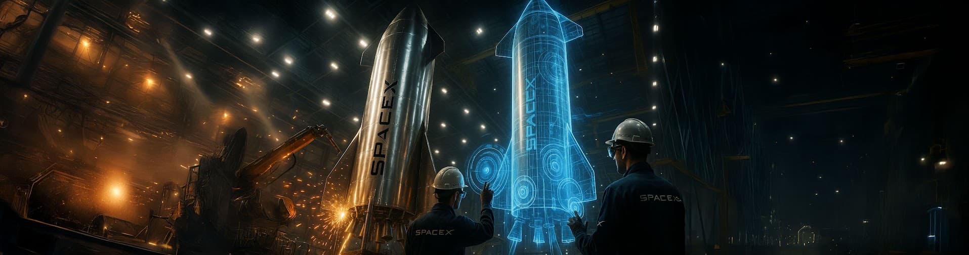 Image for blog Is SpaceX Using Digital Twin Tech? Exploring Their Use in Starship Production