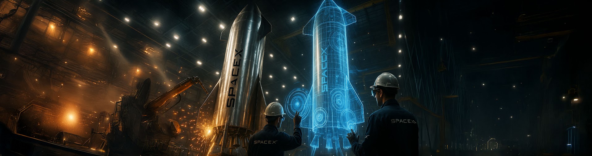 Image for blog Is SpaceX Using Digital Twin Tech? Exploring Their Use in Starship Production