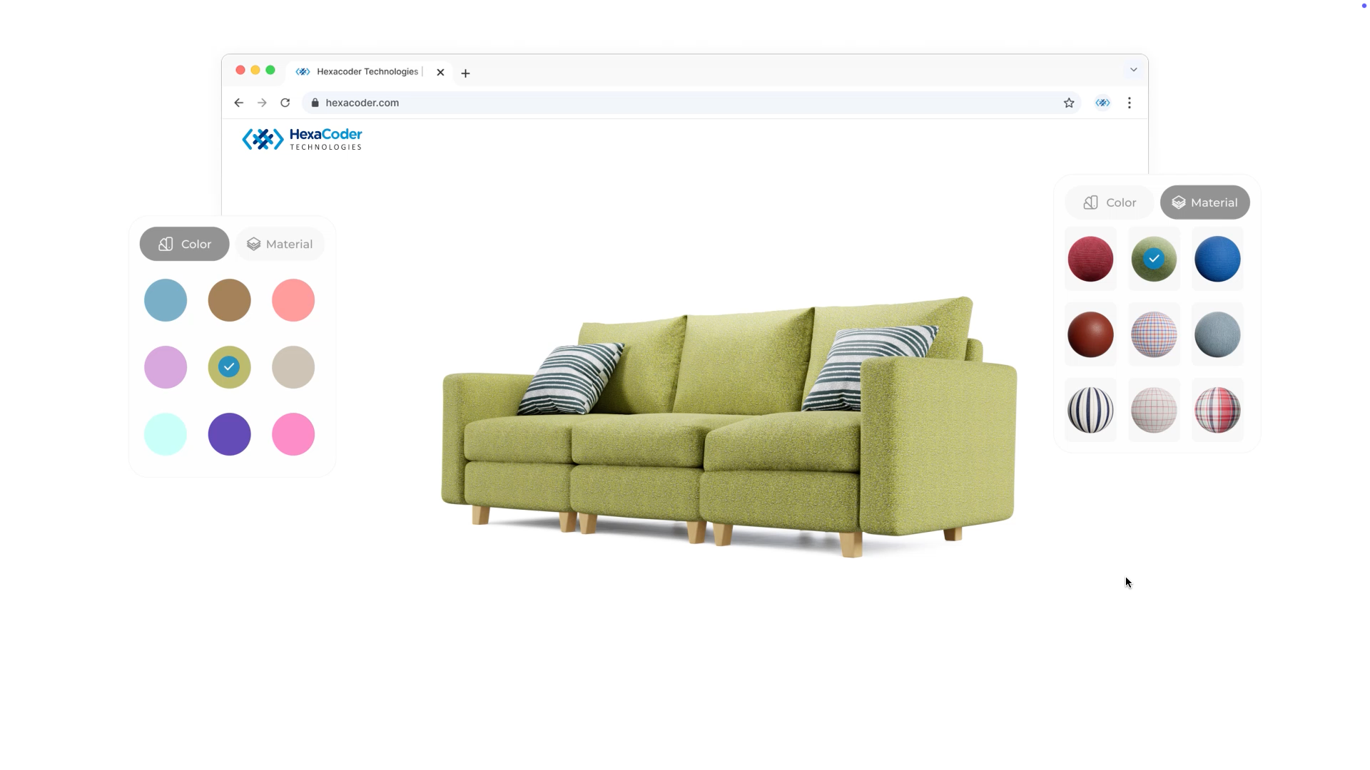 Furniture Configurator illustration